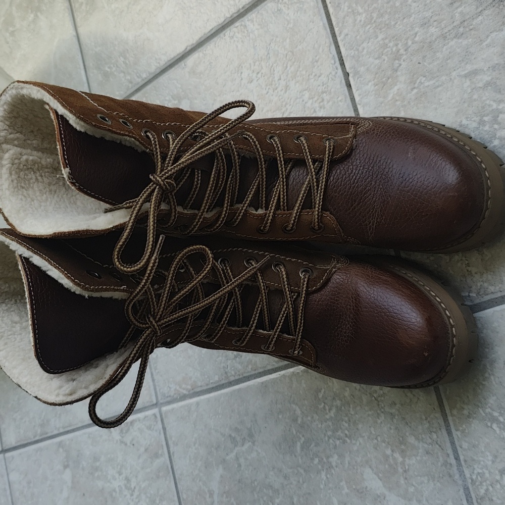 Brown Leather Women's Boots